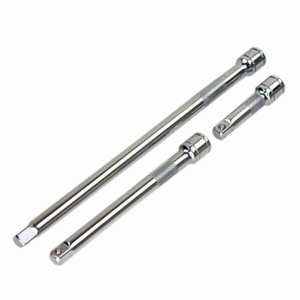 US Pro 3pc 3/8''dr Extension Bar Set 75MM 150MM 250MM Socet Ratchet Tool 4143