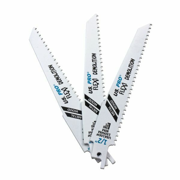 US PRO Tools 5 x 150mm Reciprocating Recip Saw Blades For Wood & Metal 9165