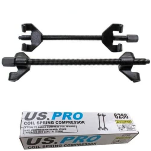 US PRO Heavy Duty Coil Spring Compressor 370mm 2pc Coil Spring Clamps 6256