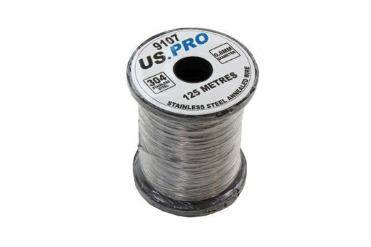 US PRO Stainless Steel Lock Wire Lockwire Safety Wire 0.8mm 125 Metres