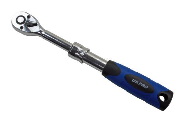 US PRO Tools 3/8 Drive Extendable Ratchet Telescopic Socket Driver Handle Tool