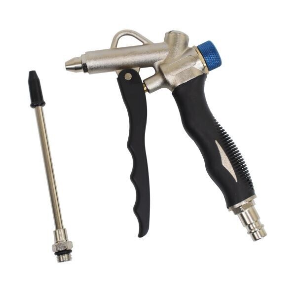 US PRO TOOLS DUST GUN WITH 120MM NOZZLE - FLOW CONTROL AND TWIN AIR INLETS 8794