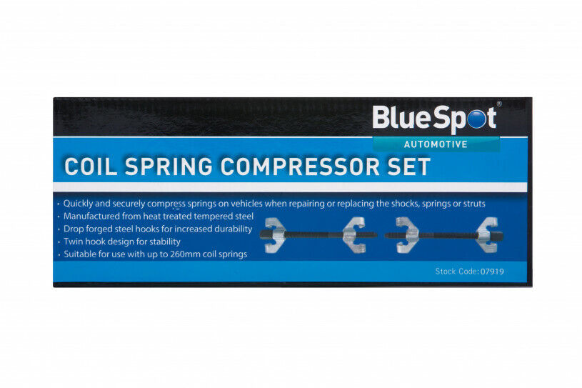 Coil Spring Compressor Set For Compressing Spring Onto Shock Absorber 07919